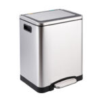 Basurero Acero Duo Soin 15 LTS. X 2