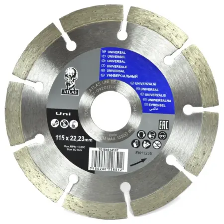 Disco Diamantado 4 1/2"X22 USO GRAL ATLAS