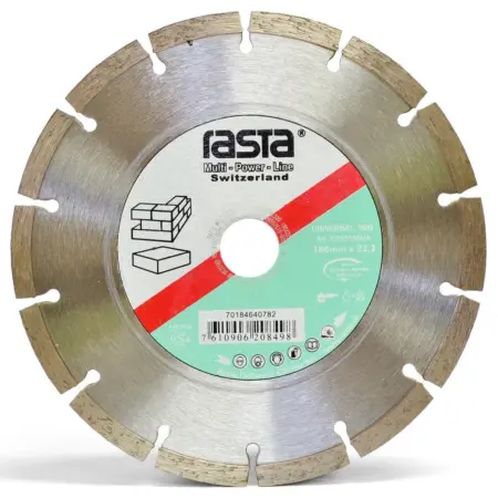 Disco Diamantado 7"X22MM USO GENERAL RASTA