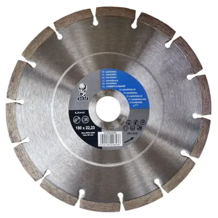 Disco Diamantado 7" X 22 MM USO GRAL ATLAS