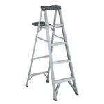 Escalera Tijera Aluminio 1.53M / 5P / 90KG