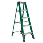 Escalera Tijera Fibra de Vidrio 1.55M / 5P / 175KG