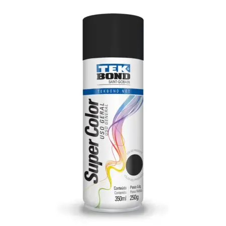 Pintura Spray Acrilica Negro Opaco 350ml