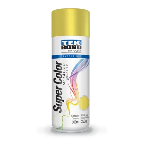 Pintura Spray Acrilica Oro Metálico 350ml