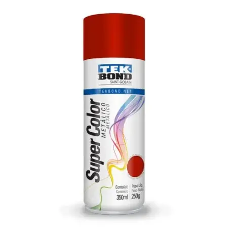 Pintura Spray Acrilica Rojo Metálico 350ml