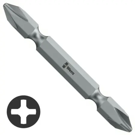 Punta Phillips Doble PH2 x 45 mm