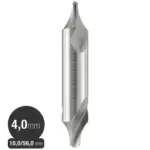 Broca Centro - 4 A 10 MM - Largo 56 MM - HSS - Din 333 - MAYKESTAG