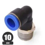 Codo de Conexión Rapida 10mm con Rosca HE 1/8" SPL 10-01