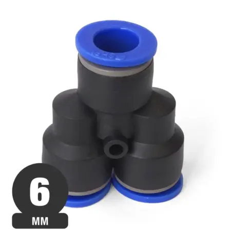 Conector Rápido en Y 6mm SPY-6