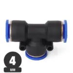 Conector Rápido TEE 4mm SPE-4