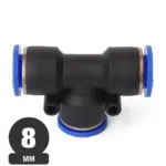 Conector Rapido TEE 8mm SPE-8