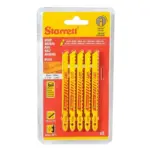 Set 5 Sierras Caladoras Bimetal – Madera – 75×7,5mm – Starrett
