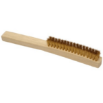 Escobilla Rectangular con Mango Latón Ondulado 300x27mm