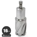 Fresa Anular HSS 16 mm - Serie Corta (25 mm) - Toma Weldon