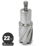 Fresa Anular HSS 22 mm - Serie Corta (25 mm) - Toma Weldon