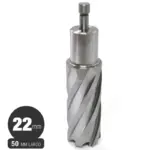 Fresa Anular HSS 22 mm - Serie Larga (50 mm) - Toma Weldon