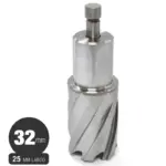 Fresa Anular HSS 32 mm - Serie Corta (25 mm) - Toma Weldon