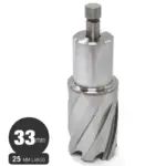 Fresa Anular HSS 33 mm - Serie Corta (25 mm) - Toma Weldon