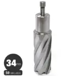 Fresa Anular HSS 34 mm - Serie Larga (50 mm) - Toma Weldon