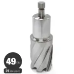Fresa Anular HSS 49 mm - Serie Corta (25 mm) - Toma Weldon