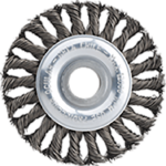 Grata Circular Acero Templado Trenzado 4'' - Calibre de 0,6 mm - Toma M14''