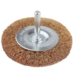 Grata Circular Latón Ondulado 4" (100mm) - Calibre 0,2mm - Vástago 1/4''