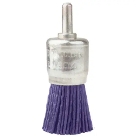 Grata Pincel Fibra Abrasiva Azul 1" (24mm) - Grano 180 (fino) - Vástago 1/4''