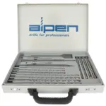 Set 16 Piezas de Brocas, Puntos y Cinceles SDS Plus - Hormigón - F4 Forte