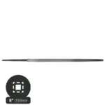 Lima Cuadrada 6" (150mm) Pica Bastarda (1) LS5570-6-1