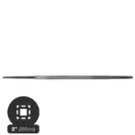 Lima Cuadrada 8" (200mm) Pica Bastarda (1) LS5570-8-1