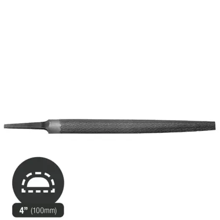 Lima Media Caña 4" (100mm) Pica Fina (3) LS5550-4-3