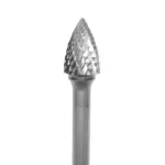 Lima Rotativa Arbol con Punta 1/2" Toma 1/4" Doble Corte (5) Carb. Tung.