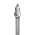 Lima Rotativa Arbol con Punta 3/8" Toma 1/4" Doble Corte (5) Carb. Tung.