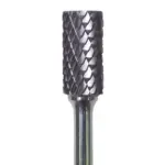 Lima Rotativa Cilindrica Plana 5/8" Toma 1/4" Doble Corte (5) Carb. Tung.