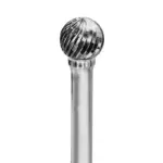 Lima Rotativa Redonda 1/2" Toma 6mm Rompe Viruta (3) Carb. Tung.