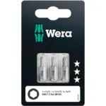 Set 3 Puntas Hex-Plus 4.0 / 5.0 / 6.0 x 25 mm