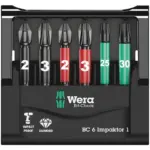 Set 6 Puntas Largas 50 mm Impacto Mixtas (PH / PZ / TX)