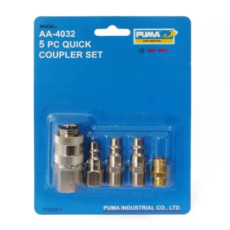 Set Acople Rapido de Aire 1/4 NPT AA-4032 (5 unidades)