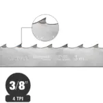 Sierra Huincha para Madera 10x0.55mm 4tpi (30mt) Hook Woodpecker™ Premium Starrett