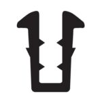 Burlete U 103 Negro 100mts