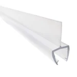 Burlete Shower Door 8mm Aleta Central Rígida Transparente 3mts