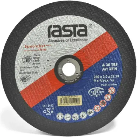 Disco de Corte Metal 9" (230x2,0x22mm) - Specialist Line