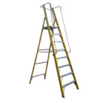 Escalera Tijera con Plataforma 8P / 150kg