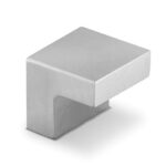 Perilla Cubica 16mm Niquel Caja 50 un