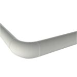 Barra Cortiña de Baño Microcontrol 100×100 cm Blanco