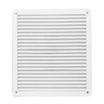Celosía ventilación embutida 17×17 blanca