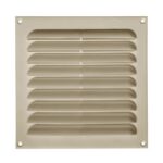 Celosia Ventilación Plana 20X20 Almendra 10U