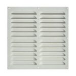 Celosia Ventilación Plana 30 X30 Blanco 10U