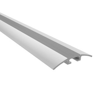 Cubrejunta metalica c/tarugo 1m plata