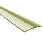 Cubrejunta metalica plana 1m dorado
